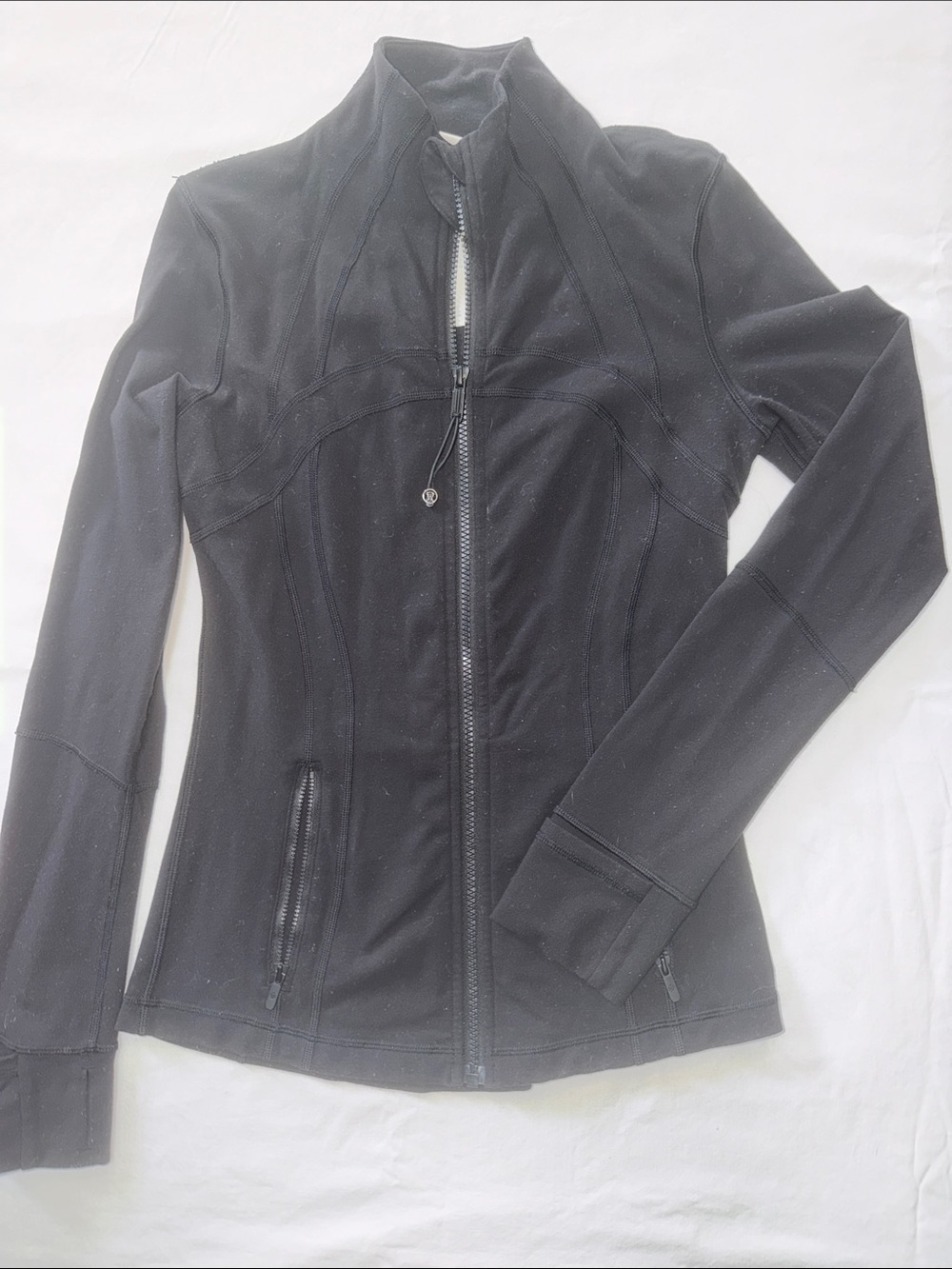 lululemon athletica Black Fitted Zip-Up Define Jacket